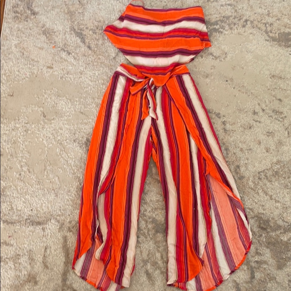 Vici collection  high waisted pant set small
